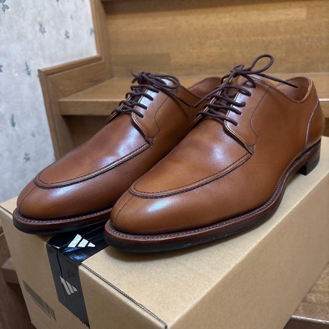 Scotch Grain ブラウン ドレスシューズ25.5 EEE日本製