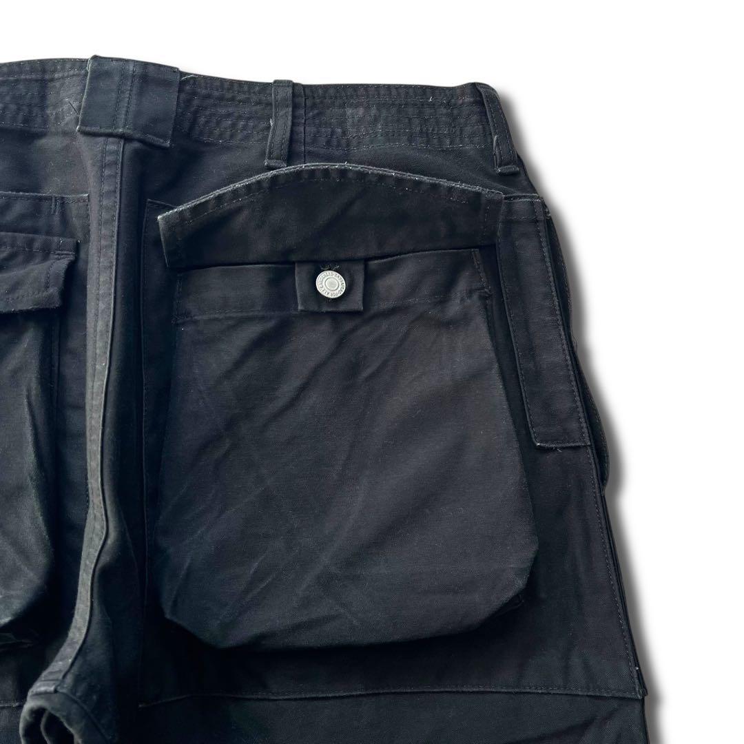 SASSAFRAS Digs Crew Pants 4/5 ブラック L