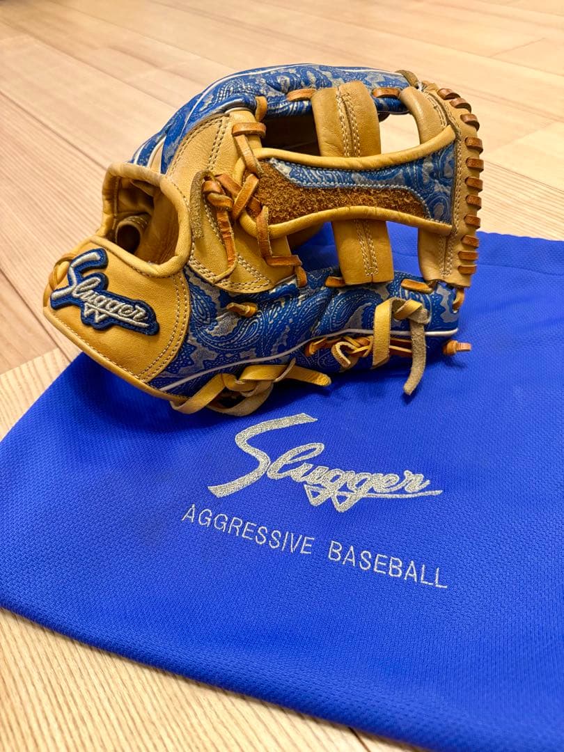 久保田スラッガー軟式グラブ　オールスター浅村仕様　ペイズリー柄