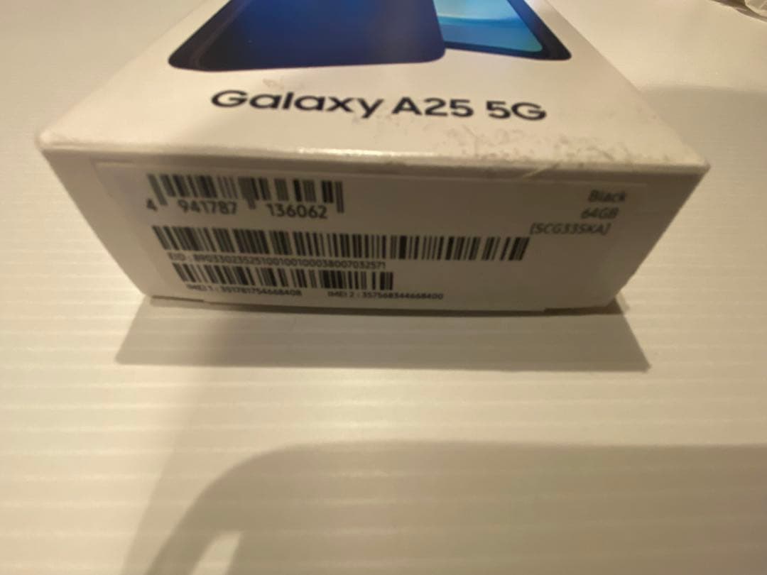 Samsung Galaxy A25 5G 本体 ブラック　スマホ