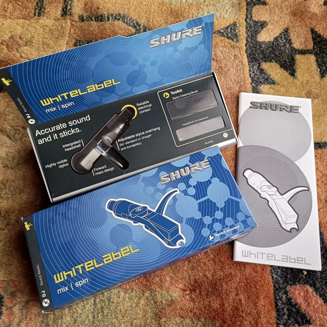 【レア！新品】SHURE WHITE LABEL レコード カートリッジ