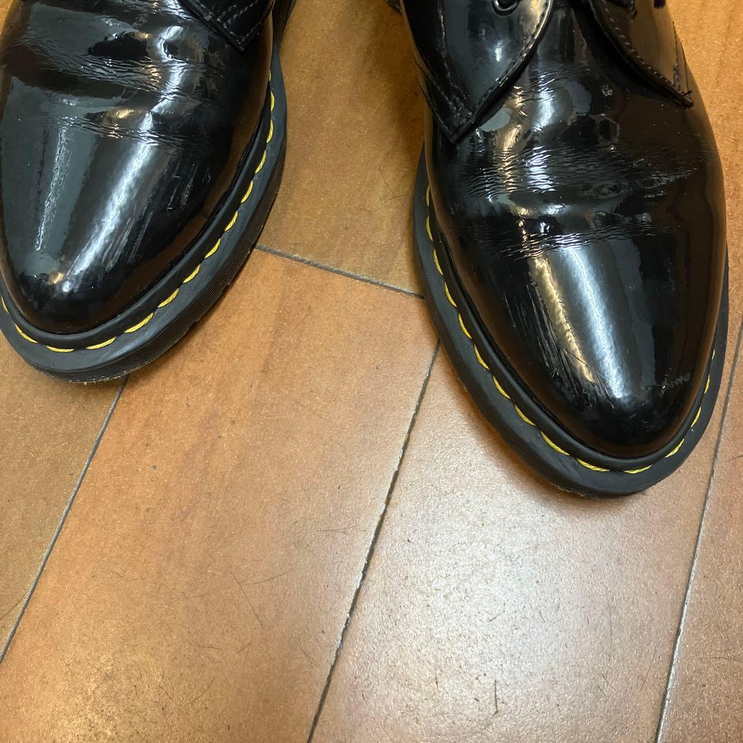 Dr. Martens ブラック ドレスシューズエナメル