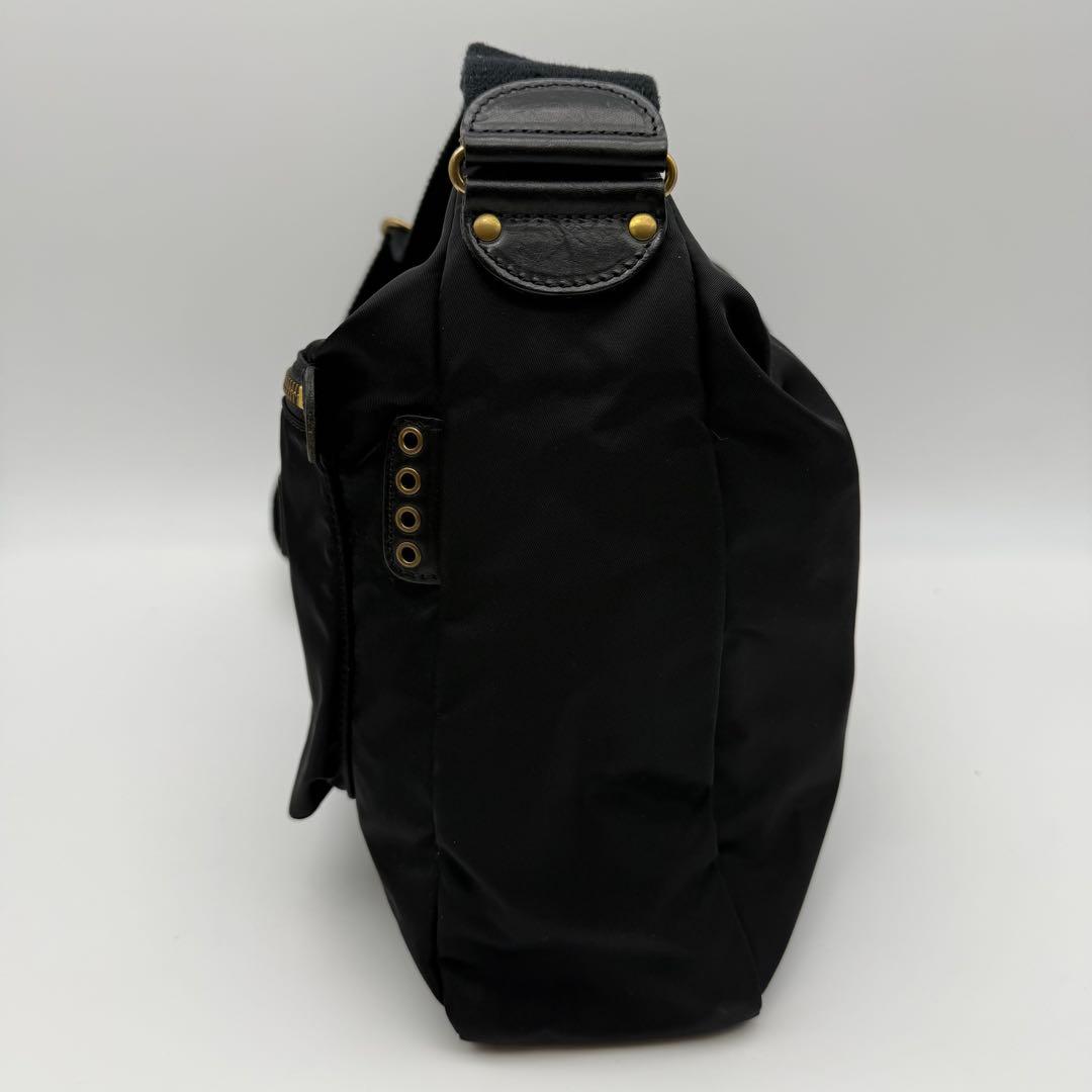 Felisi フェリージ9362-DSショルダーバッグ 斜め掛けA4可 黒