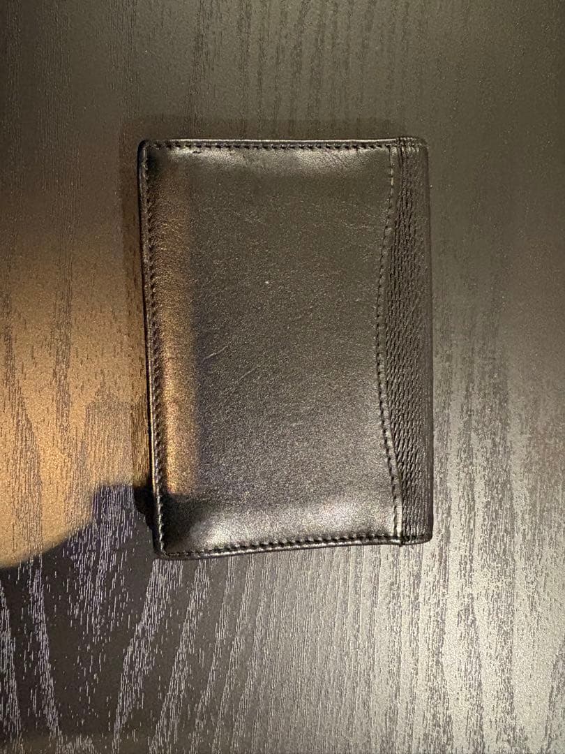 BVLGARI ブラック レザー 名刺入れ