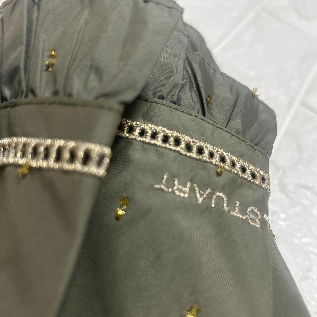 新品ジルスチュアート　楽折り日傘　晴雨兼用　一級遮光　カーキ