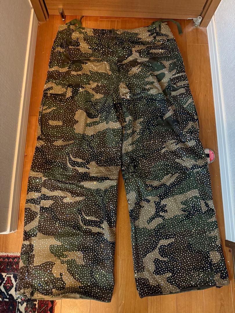 N.G.O 2WAY ミリタリーラインストーンパンツ