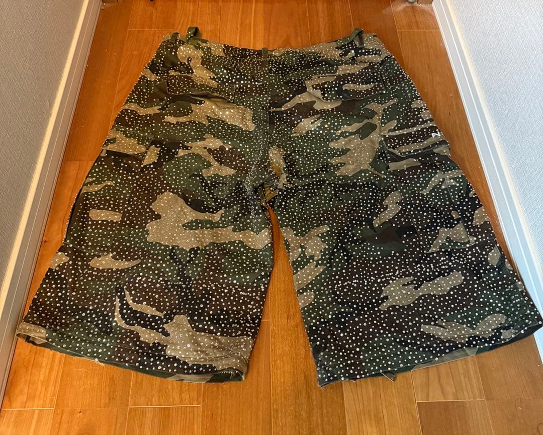 N.G.O 2WAY ミリタリーラインストーンパンツ