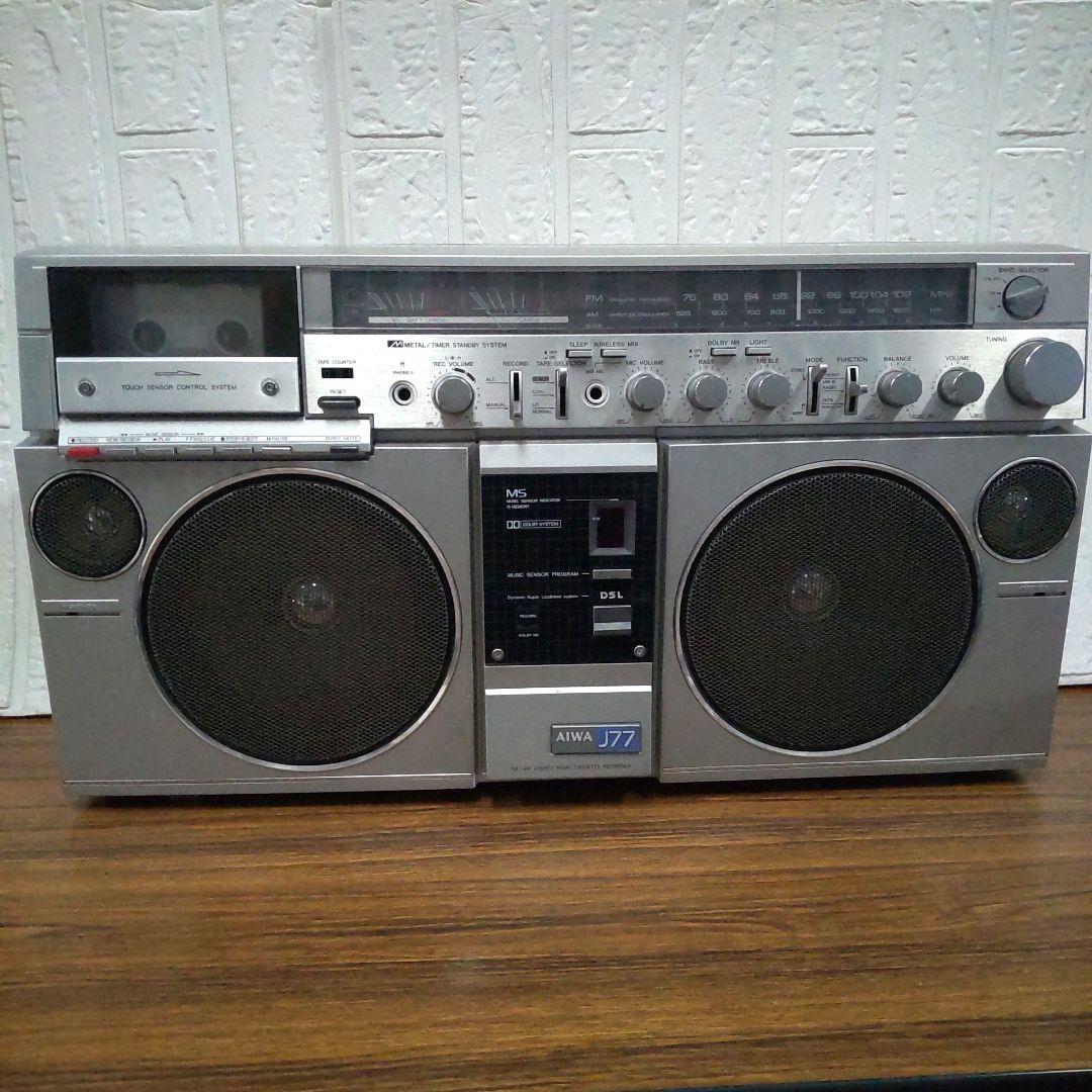 AIWA CS-J77 FM/AM ステレオラジオカセットレコーダー