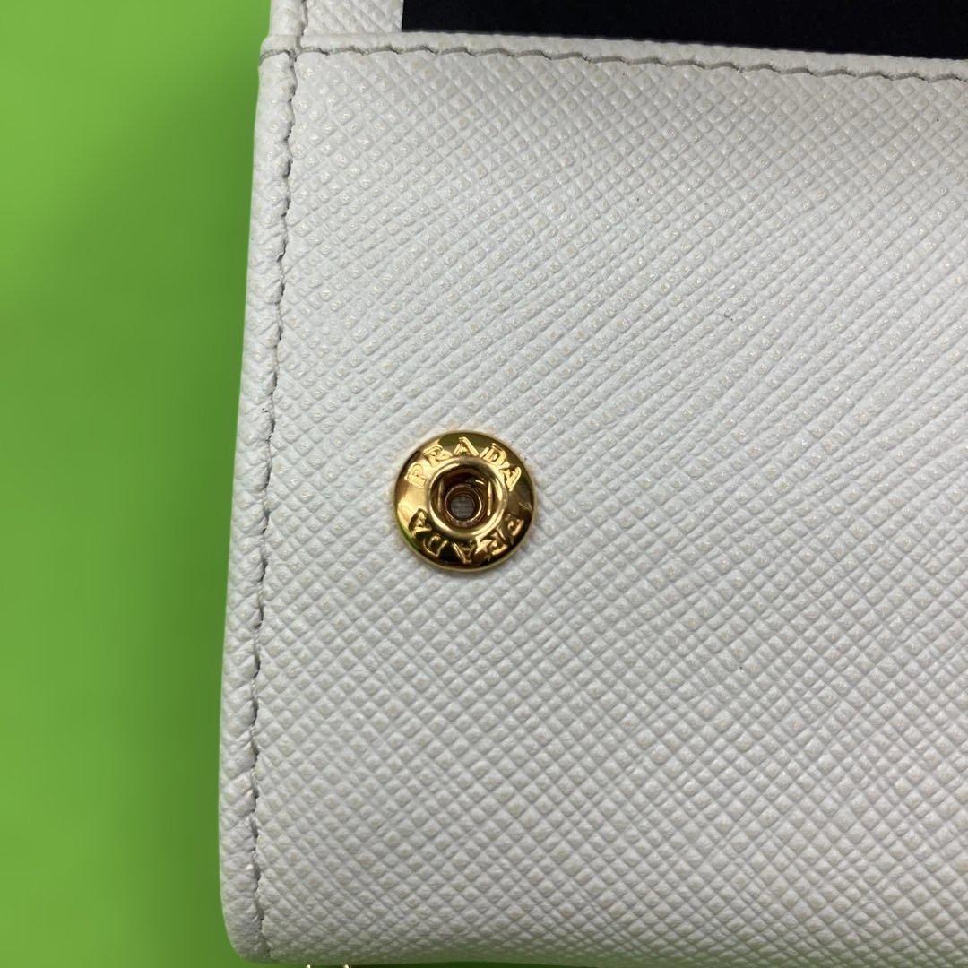 新品未使用‼️【PRADA】長財布 1MH311 サフィアーノ レザー ビアンコ
