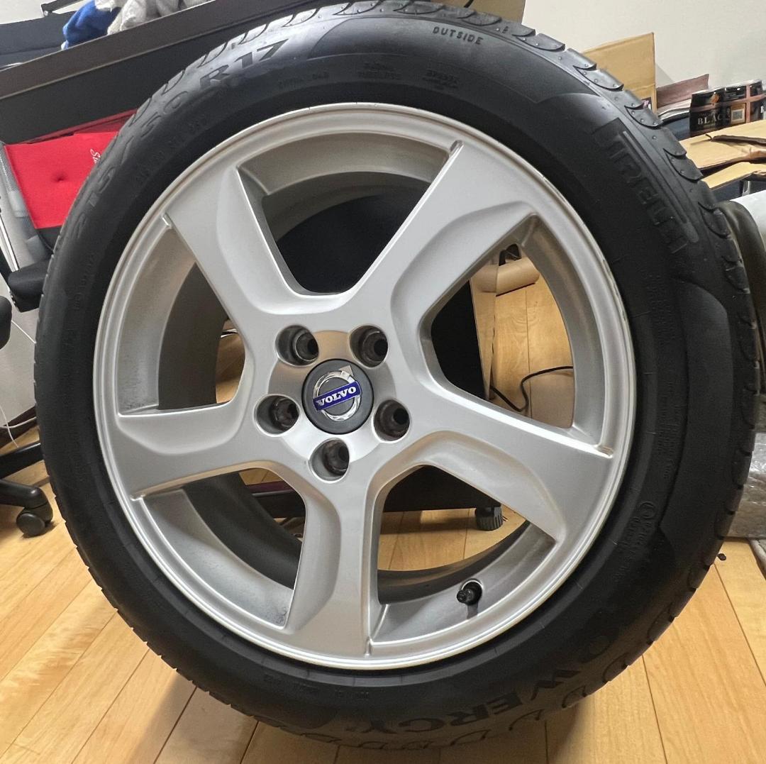 VOLVOホイール 17x7+50 PCD 108 215/50R17 タイヤ