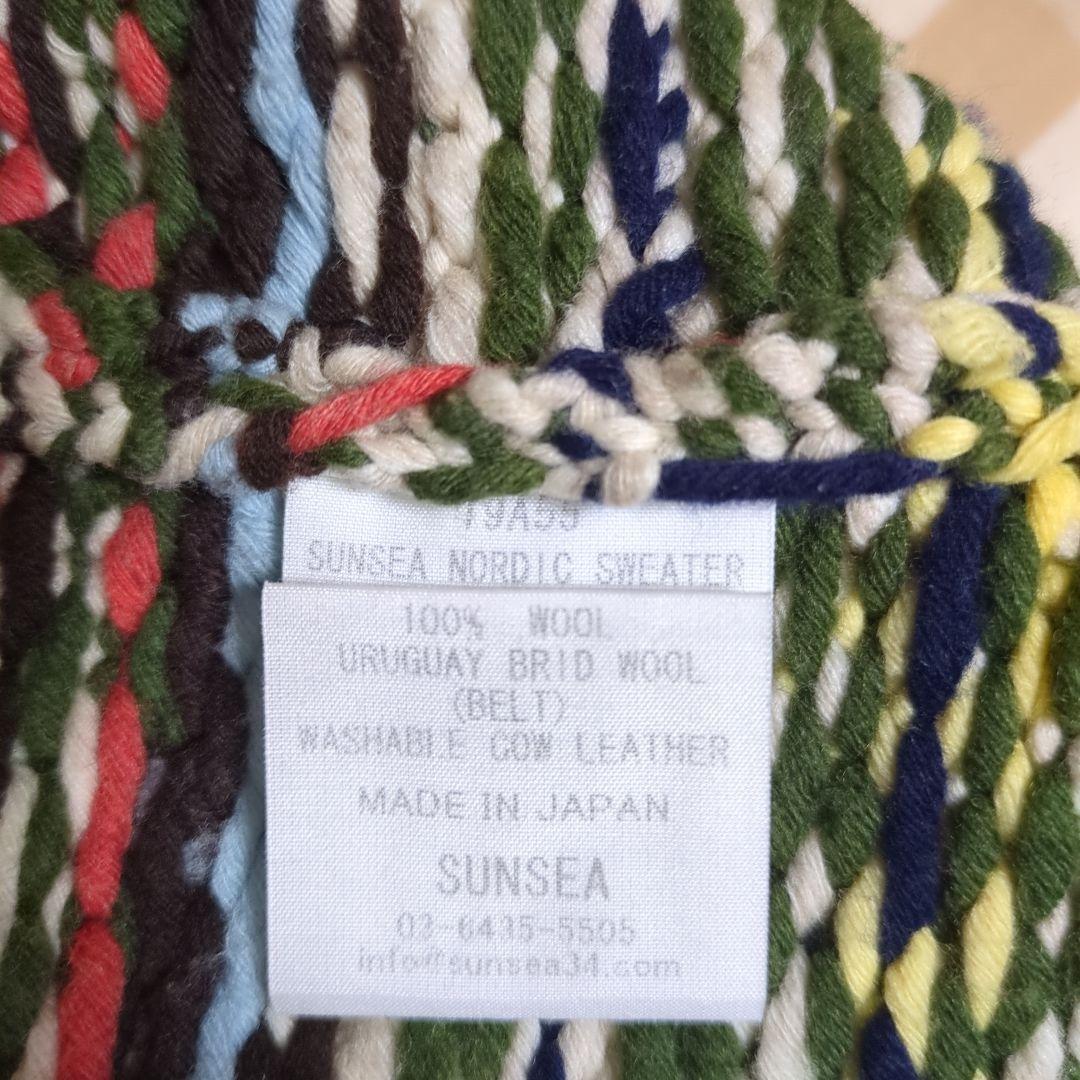 【最終価格】SUNSEA NORDIC SWEATER size3