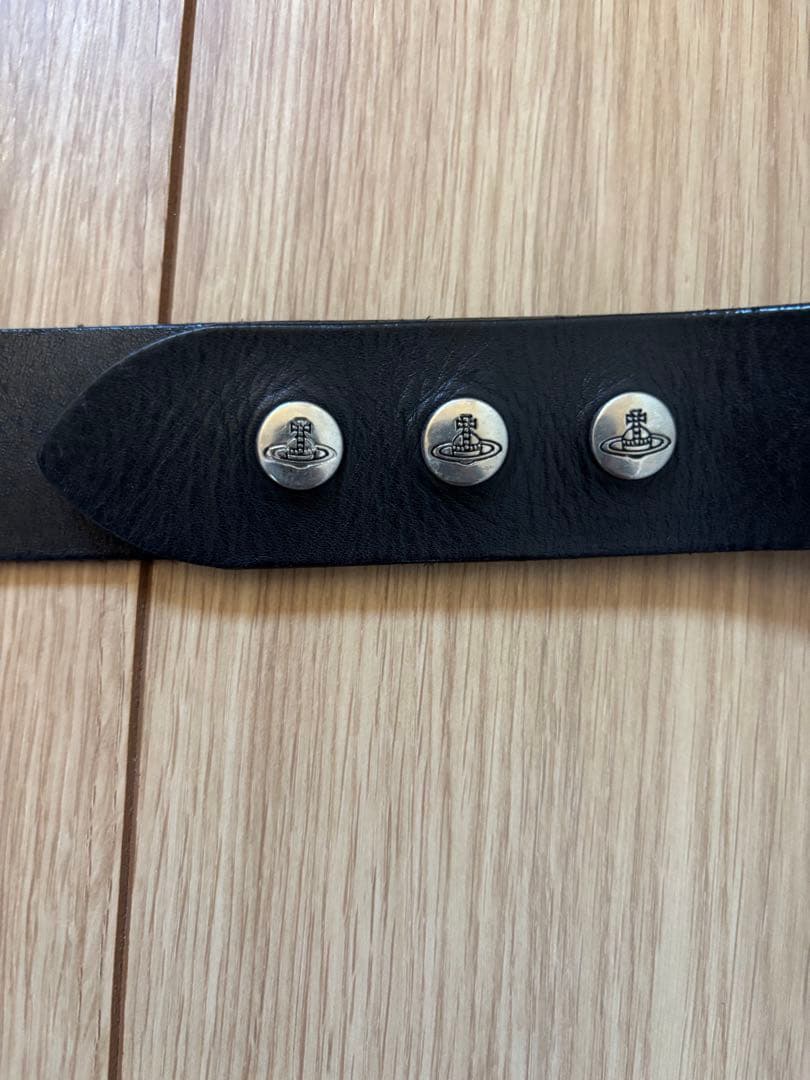 亀*井様 ヴィヴィアンウエストウッド　レザー ベルト　黒