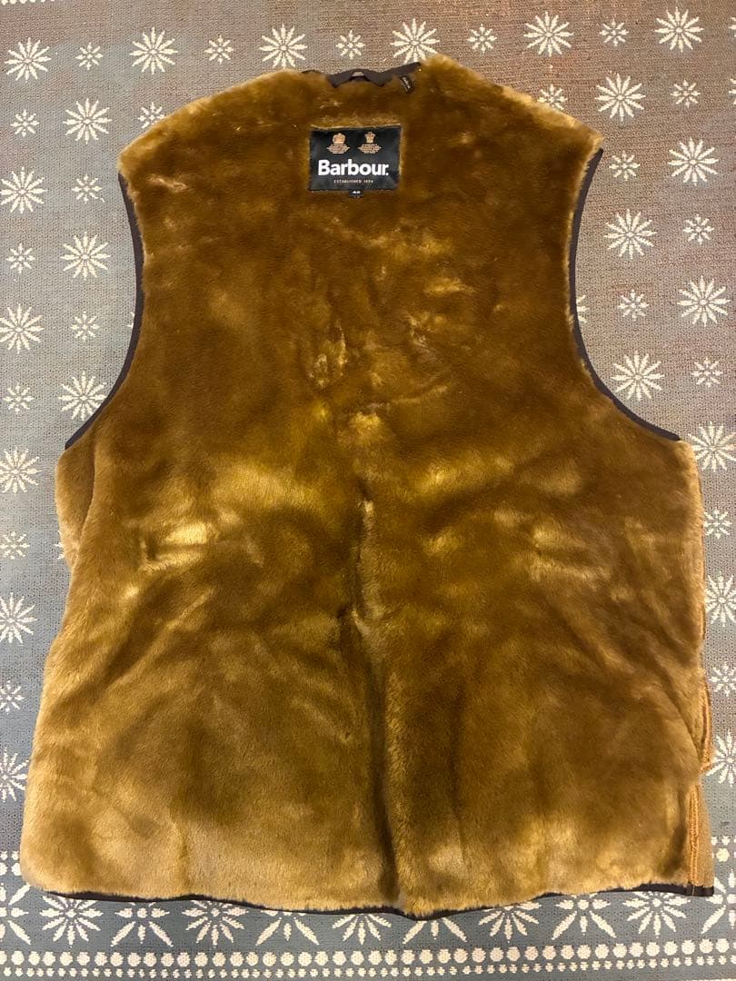 Barbour バブアー ファーライナー ベスト ジップイン 40 正規品