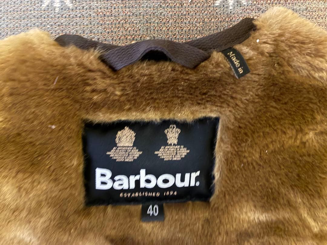 Barbour バブアー ファーライナー ベスト ジップイン 40 正規品