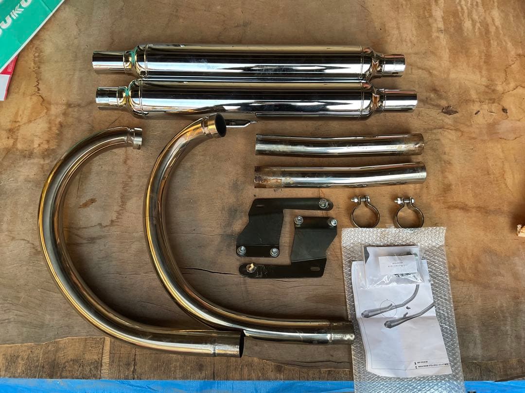 【とこ】MOTER ROCK カワサキw400/650用　マフラー