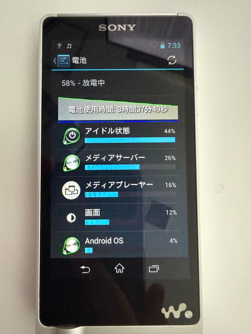 SONY ポータブルオーディオプレーヤー ウォークマン NW-ZX1