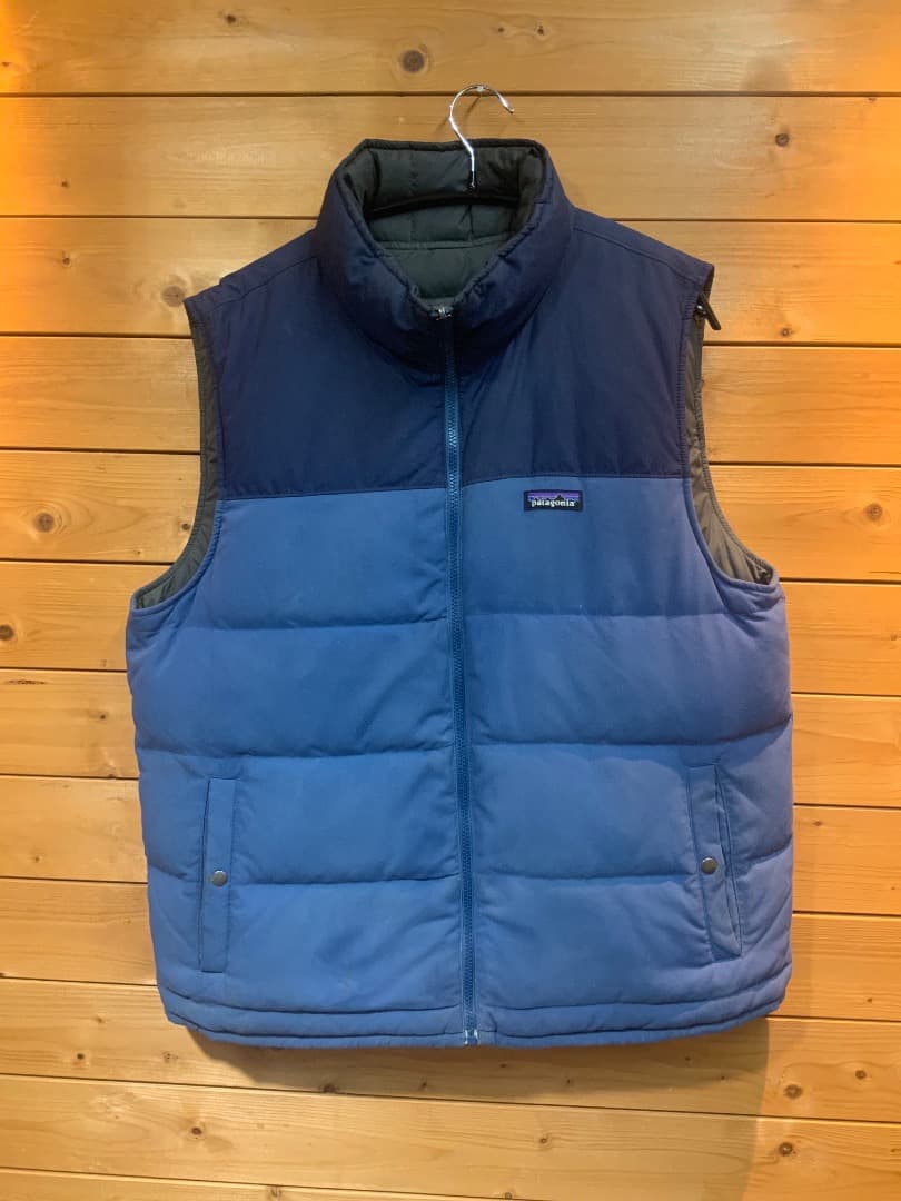Patagonia ダウンベスト 青 グレー