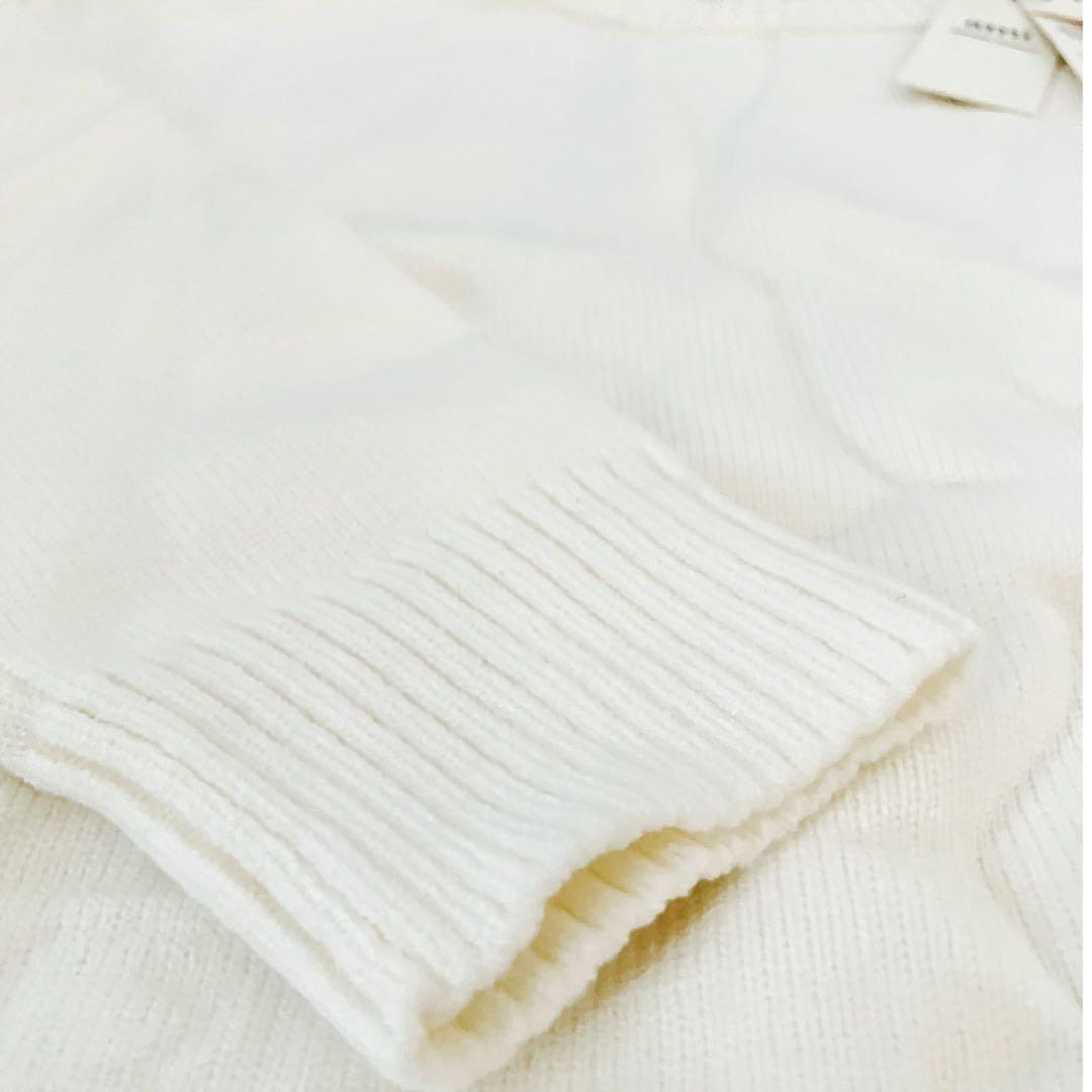 【新品】AMI PARIS アミパリス ニット セーター ホワイト Ｌサイズ