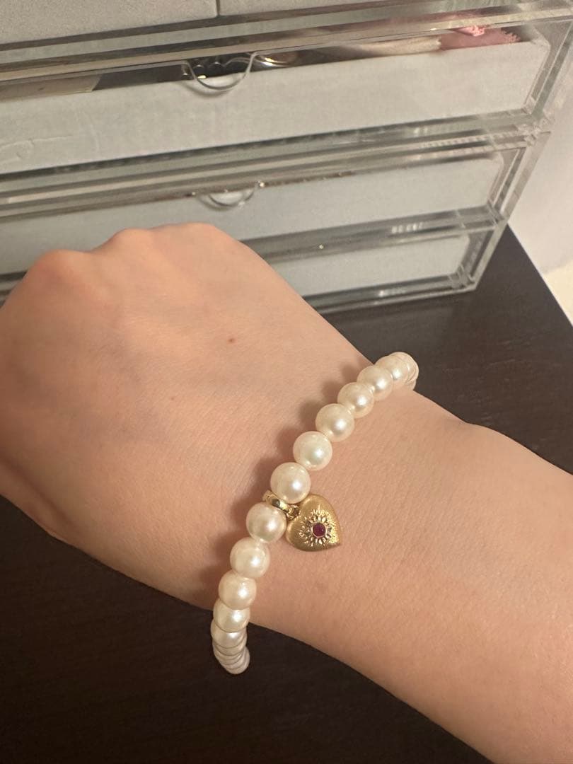 K18YG ペンダントのみ　ルビー0.05ct