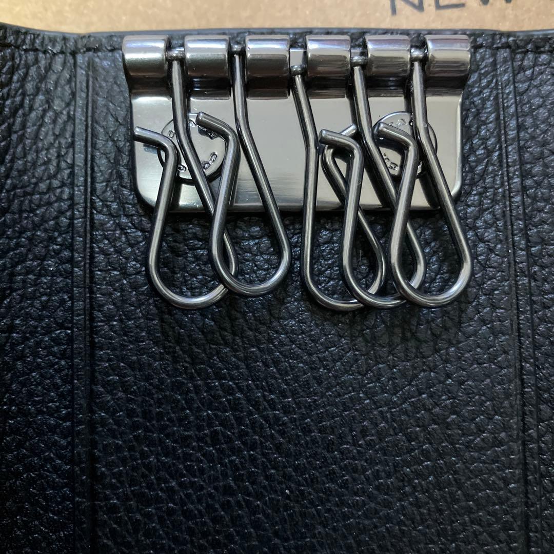 COACH レザーキーケース　ブラック