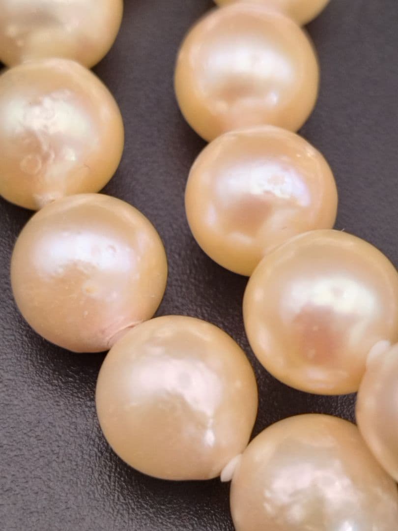 アコヤ真珠 大珠セミラウンド 9.2mm 87cm 99g silver ロング