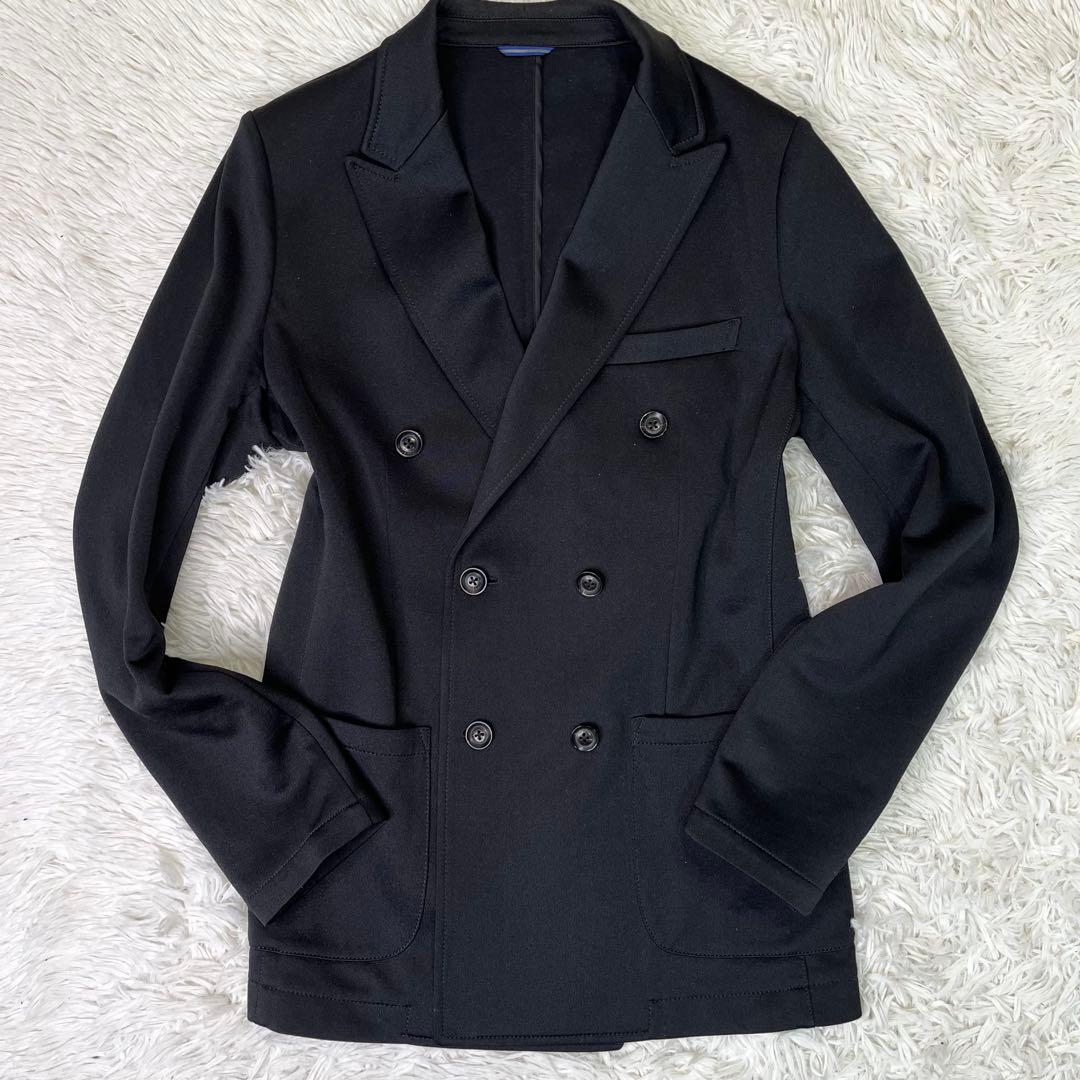 美品✨junhashimoto ダブル　ジャケット　ブラック　4 ジャージ