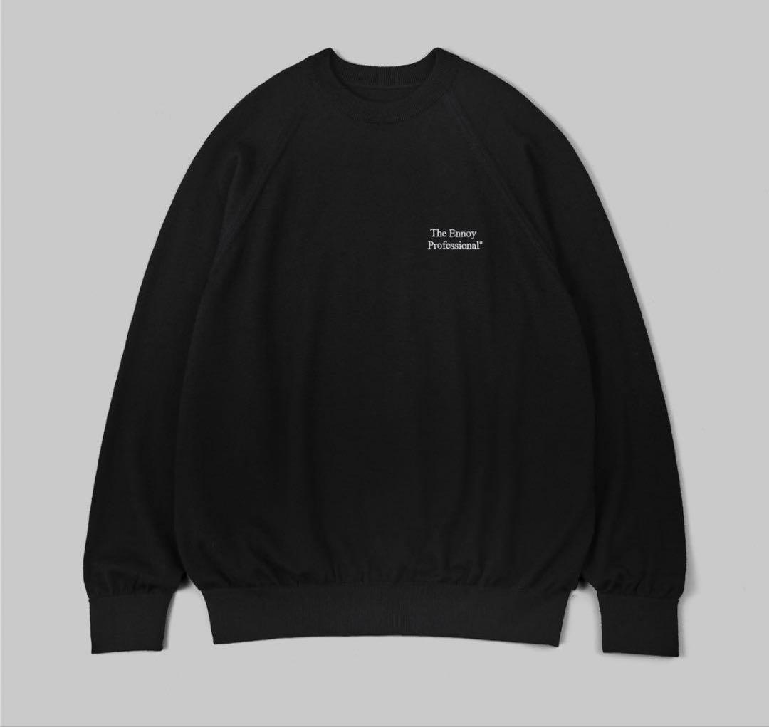 ennoy MERINO WOOL SWEATER 黒 L