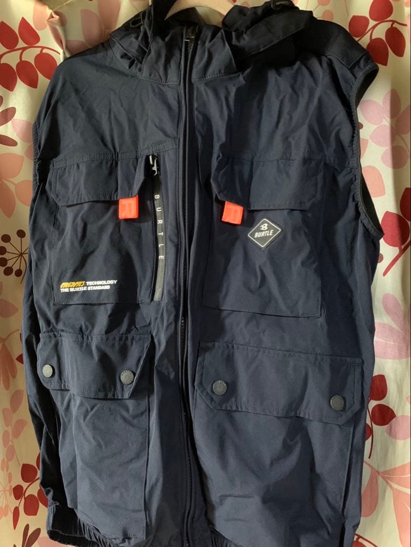 BURTLE AC2034 ネイビー Mサイズ 作業用ベスト