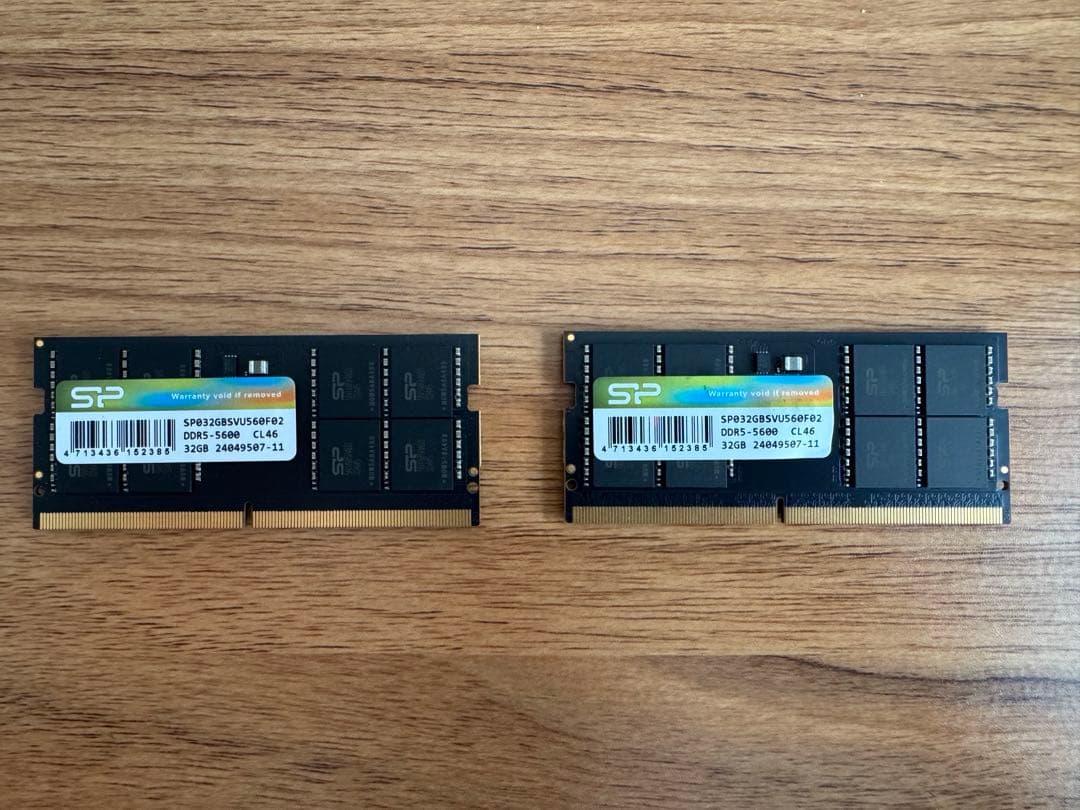 シリコンパワー　DDR5 5600 64GB デュアルチャンネルキット