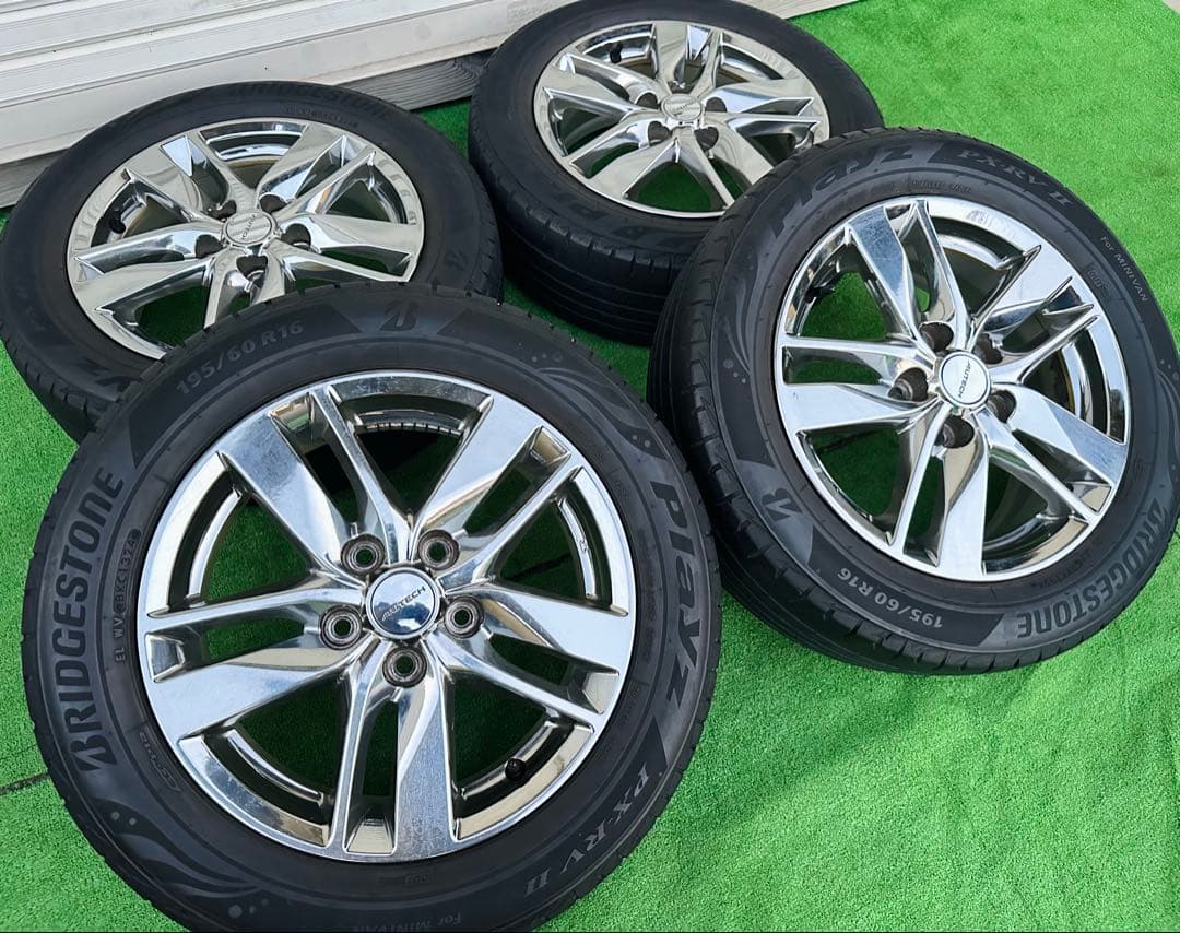 C25 C26 セレナライダー 2024年 195/60R16アルミタイヤセット