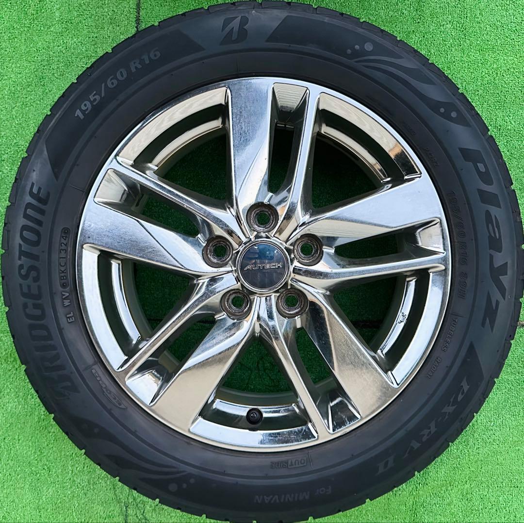 C25 C26 セレナライダー 2024年 195/60R16アルミタイヤセット