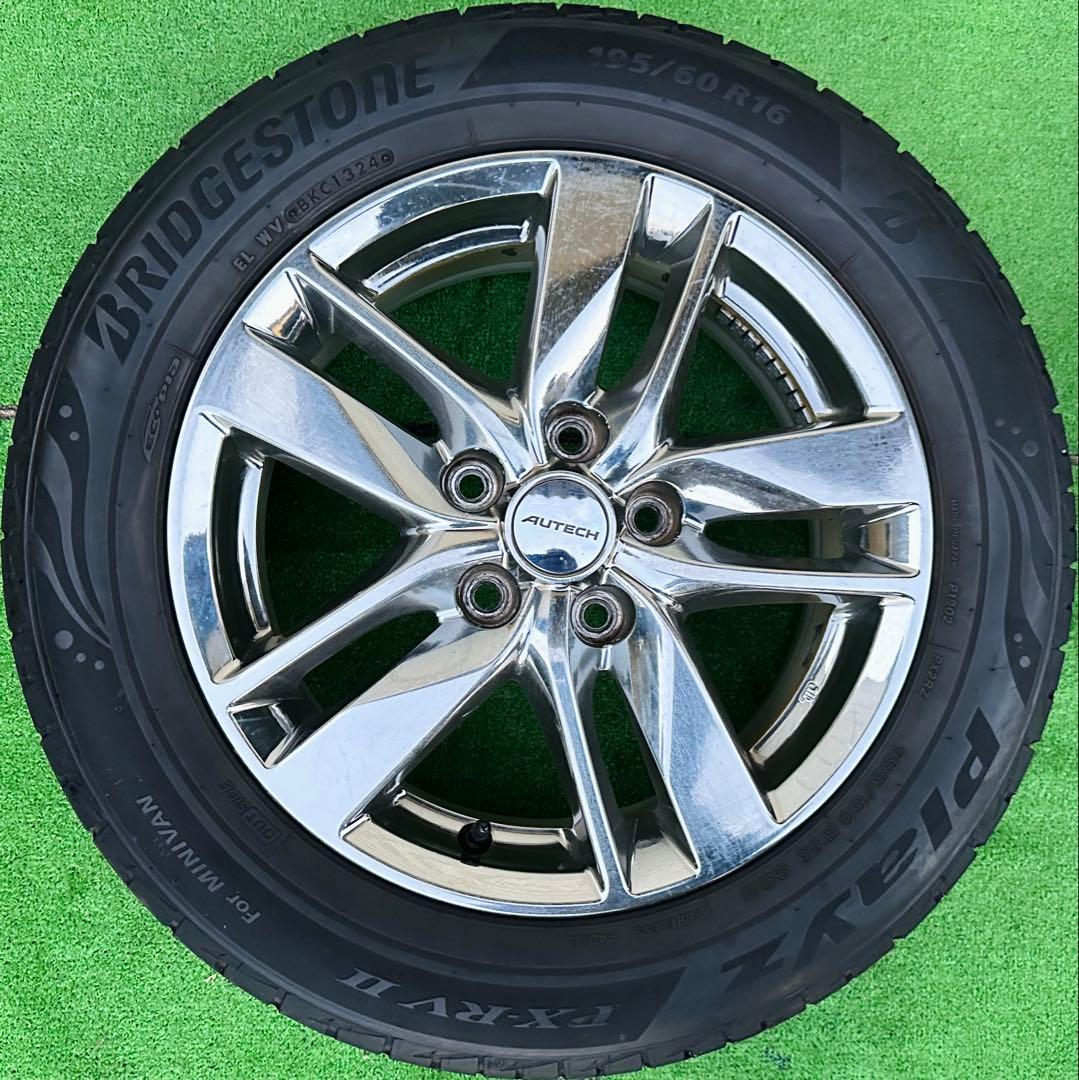 C25 C26 セレナライダー 2024年 195/60R16アルミタイヤセット