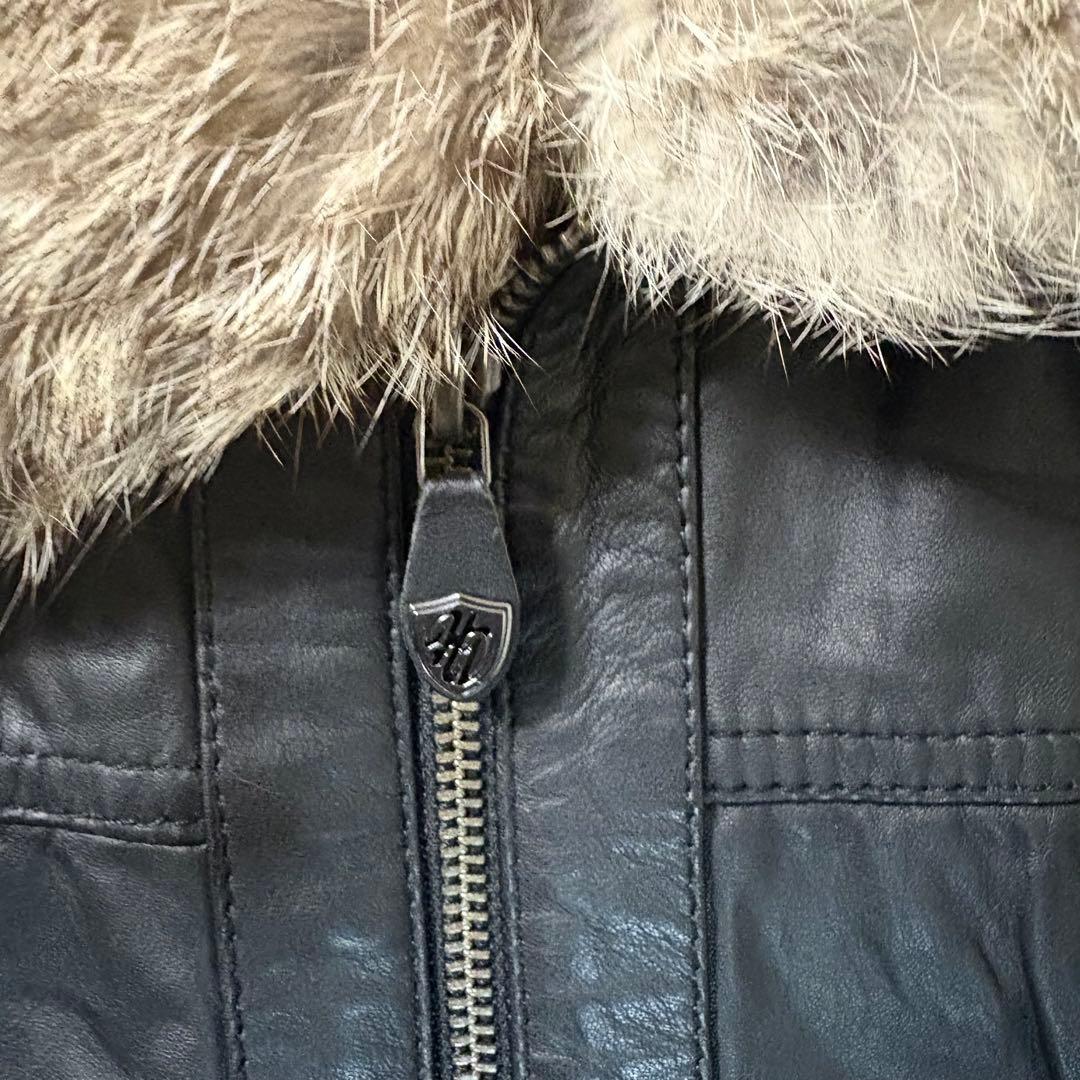 Harley Davidson ブラックレザージャケット L