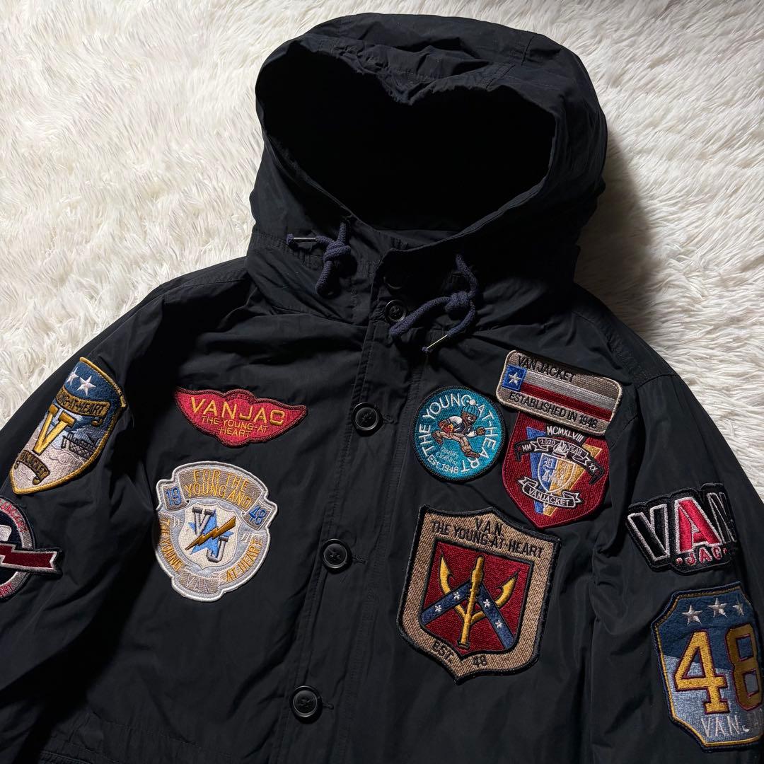 希少モデル■VAN JACKET モッズコート　トップガン　ワッペン