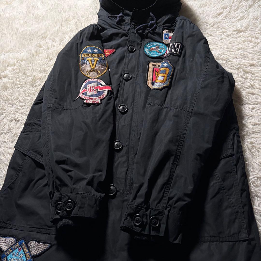 希少モデル■VAN JACKET モッズコート　トップガン　ワッペン