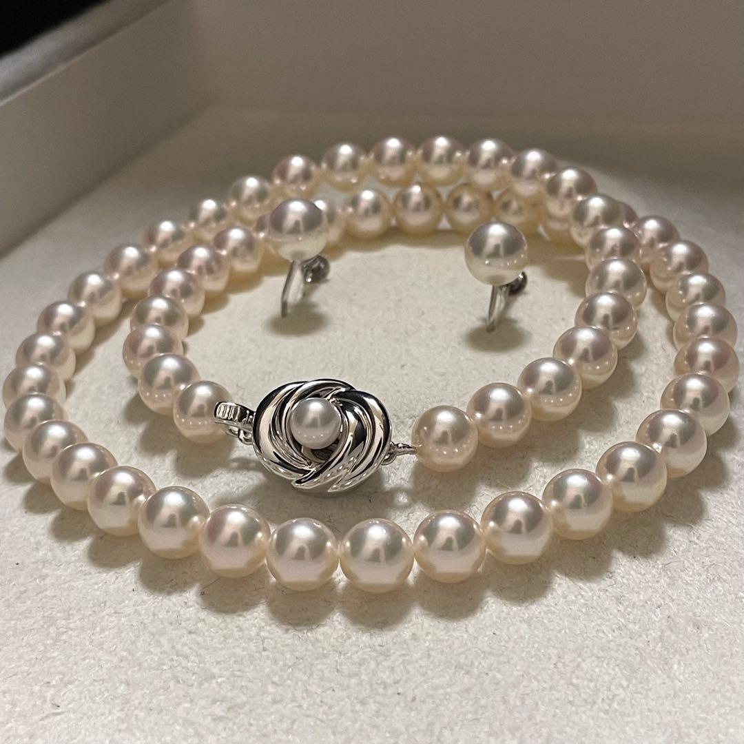 Alfred専用【K14WG✨田崎✨花珠級】あこや本真珠 ネックレス 7.0-7