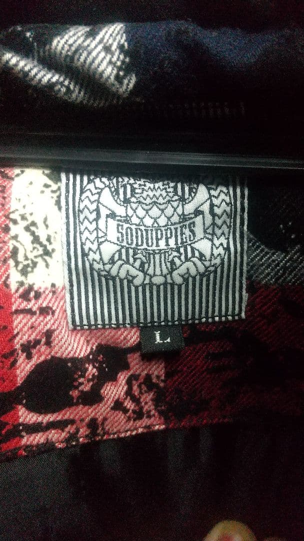 激レア山本kid着用ファイブオーチェック柄ダウンジャケット フード付き