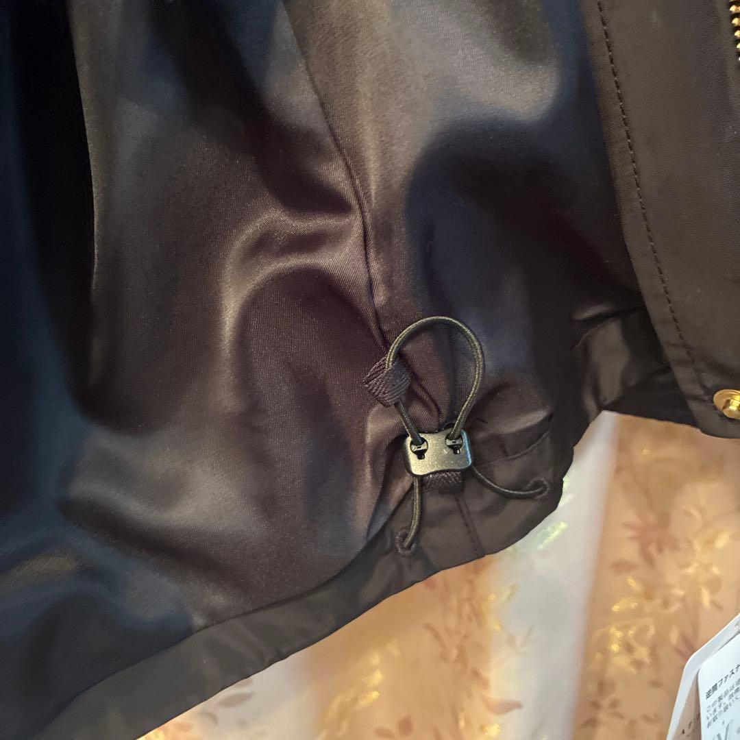 新品タグ付 Spick and Span撥水ウェザー フーディーブルゾン黒36