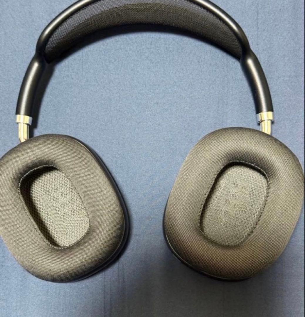 ワイヤレスヘッドホン メッシュ オーバーイヤー型