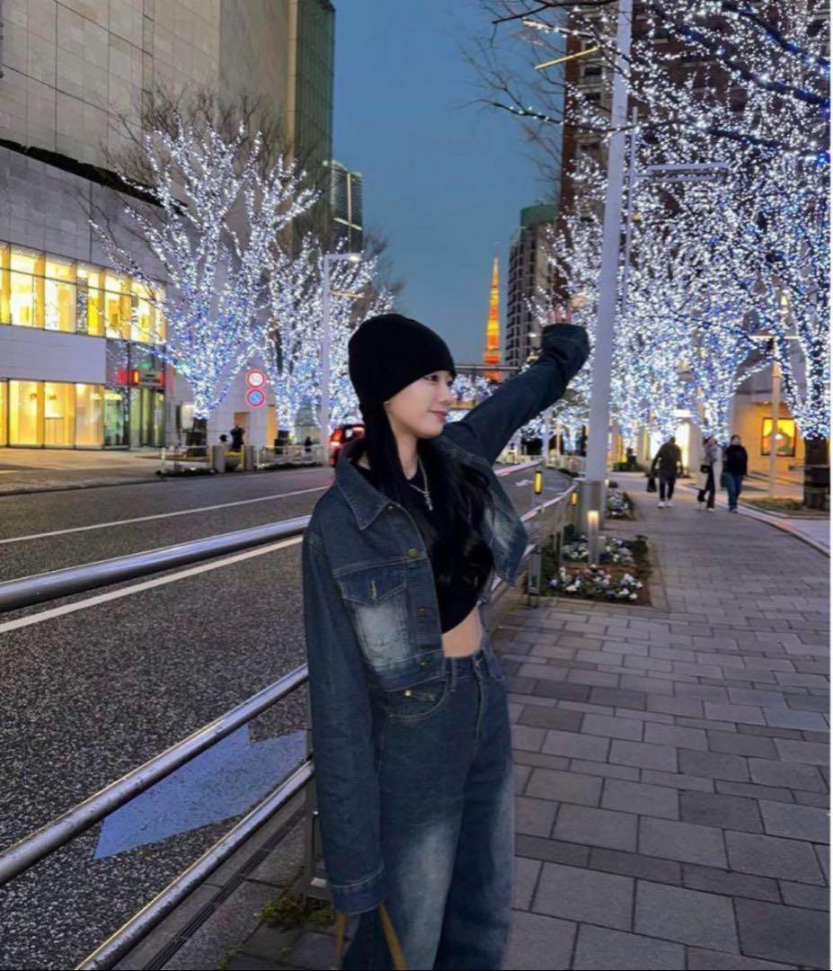 TRIFLE クロップドジャケットデニムセットアップ