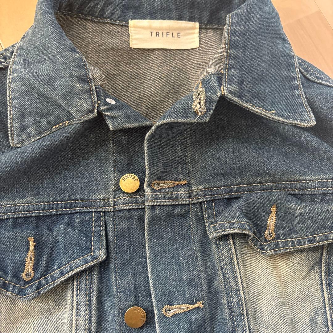 TRIFLE クロップドジャケットデニムセットアップ
