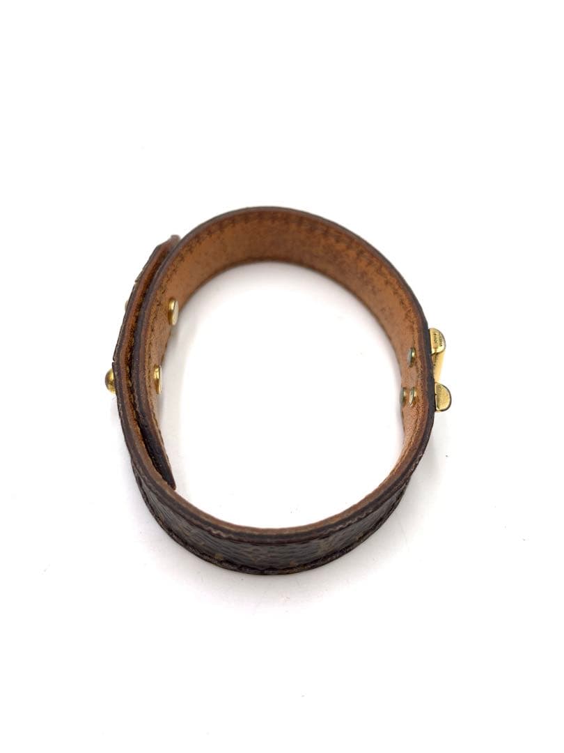 ルイヴィトン　ブランド　ブラウン　モノグラム　ブレスレット　バングル　お洒落