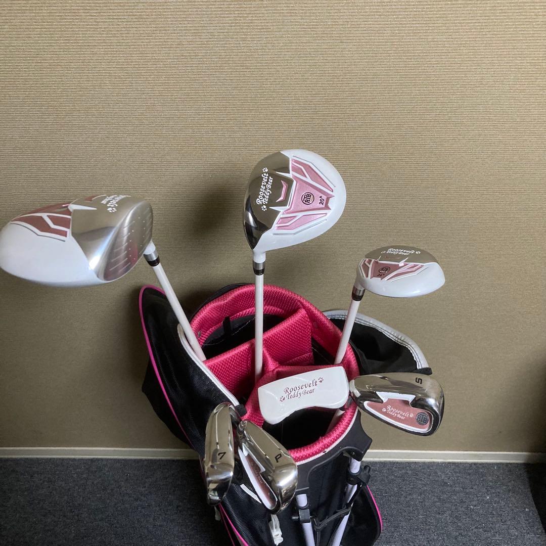 極美品　レディース　ルーズベルト　テディベア　レフティ　ハーフセット　初心者向け