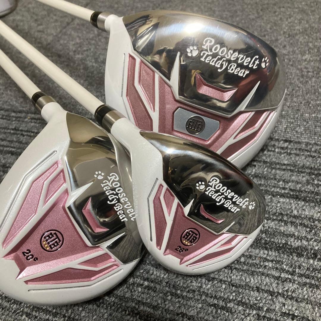 極美品　レディース　ルーズベルト　テディベア　レフティ　ハーフセット　初心者向け