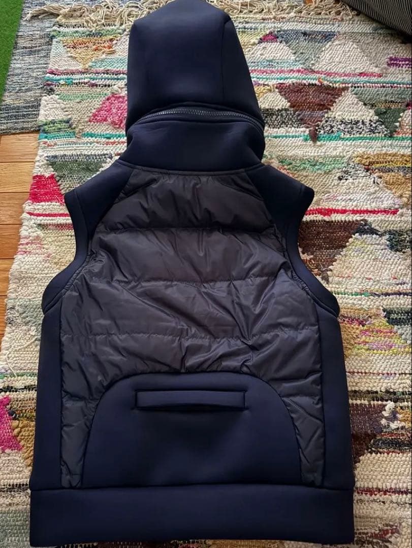 muta MARINEフード付きベスト ネイビー