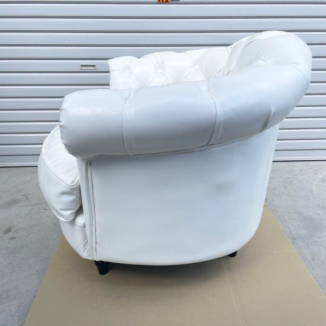 1人掛けソファ シェル型 ホワイト 椅子 チェア 家具 インテリア