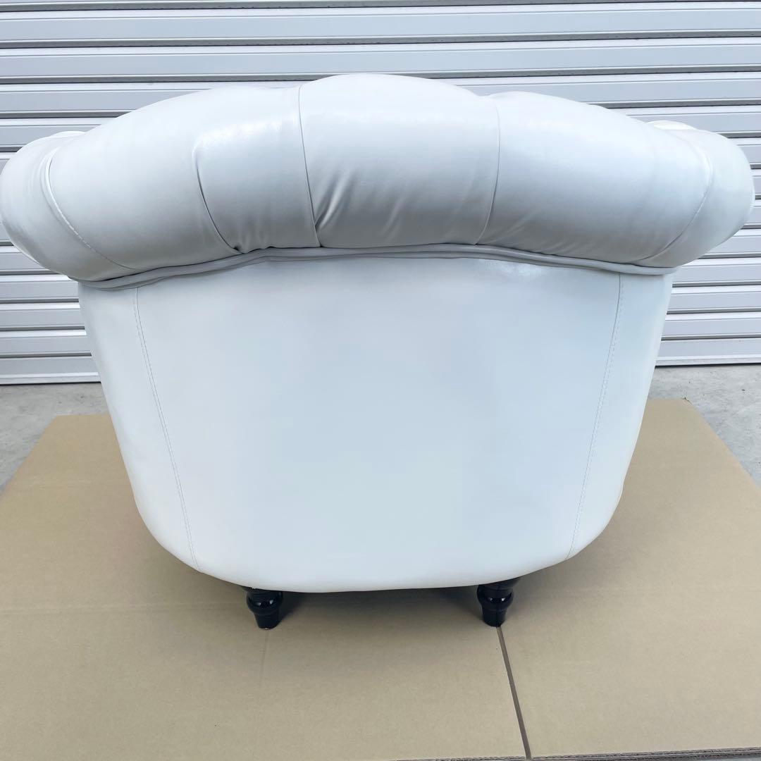 1人掛けソファ シェル型 ホワイト 椅子 チェア 家具 インテリア