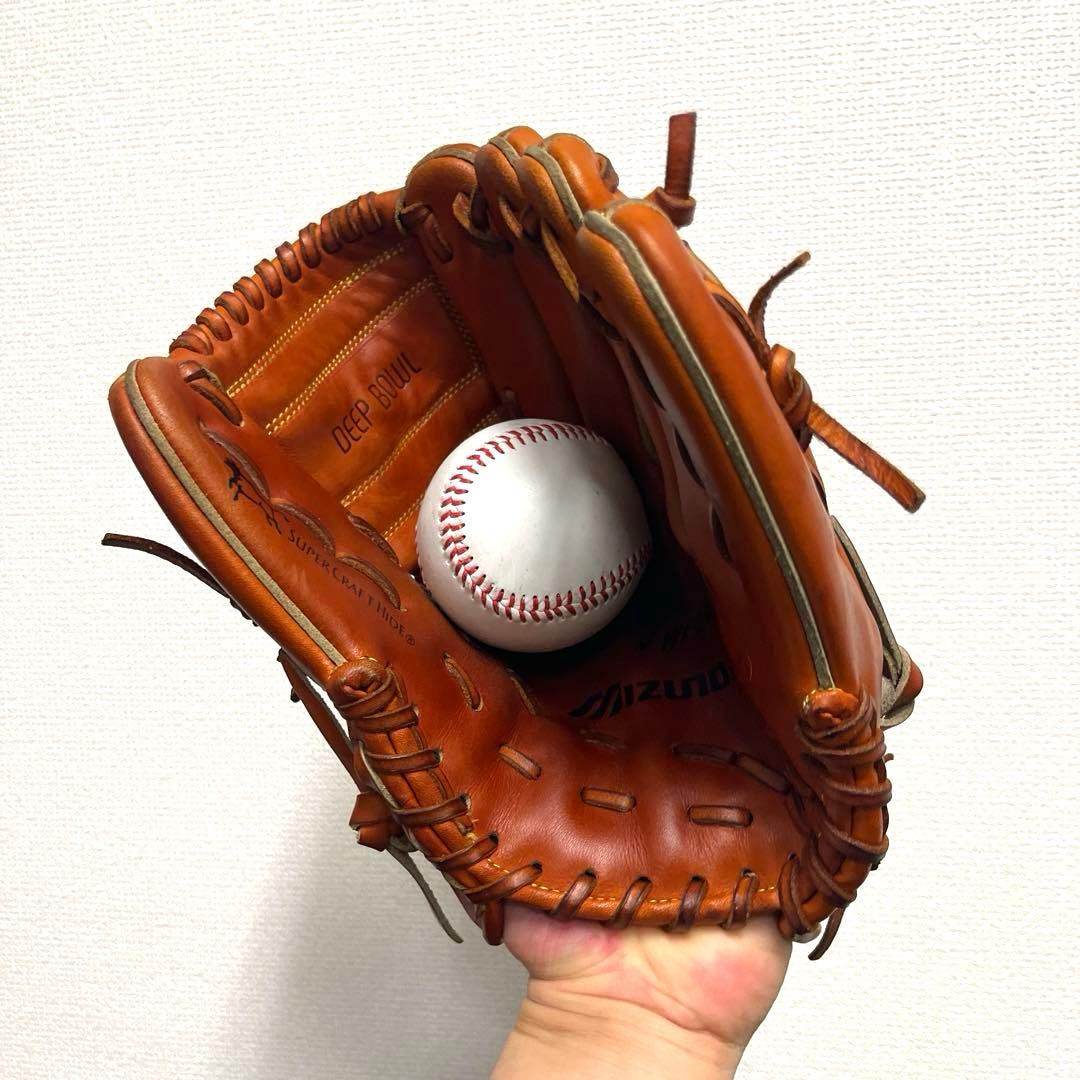 992 ミズノ ビクトリーステージ 仁志モデル 型抜群 硬式 内野手用グローブ