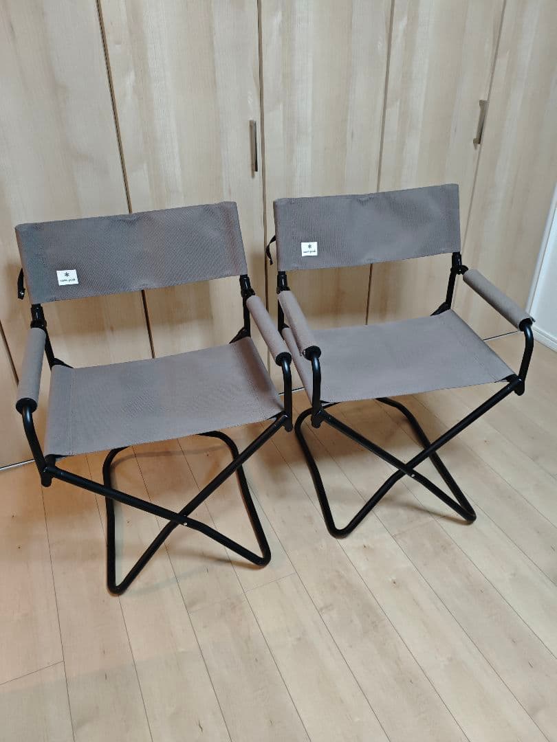  PEAK スノーピーク FDチェアワイド グレー 2脚セット