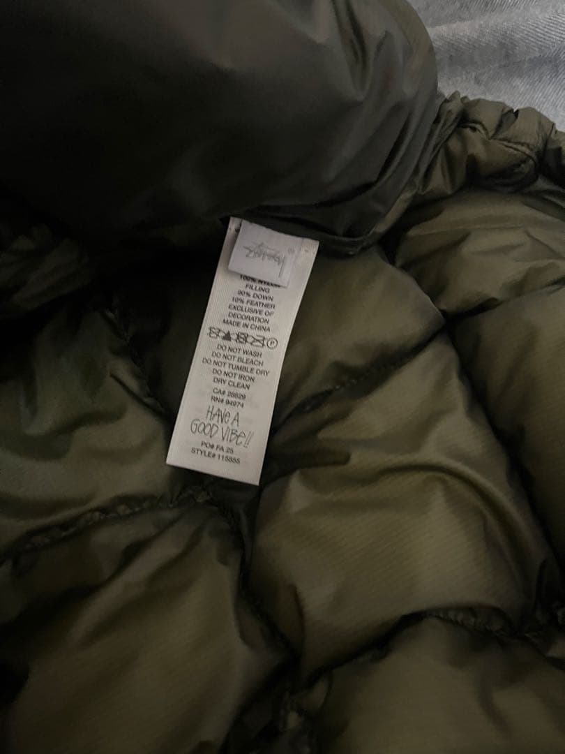 【ヒデ様】専用Stussy Midweight Puffer Olive 新品